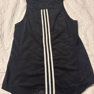 Adidas Women's Black mesh shirt size
